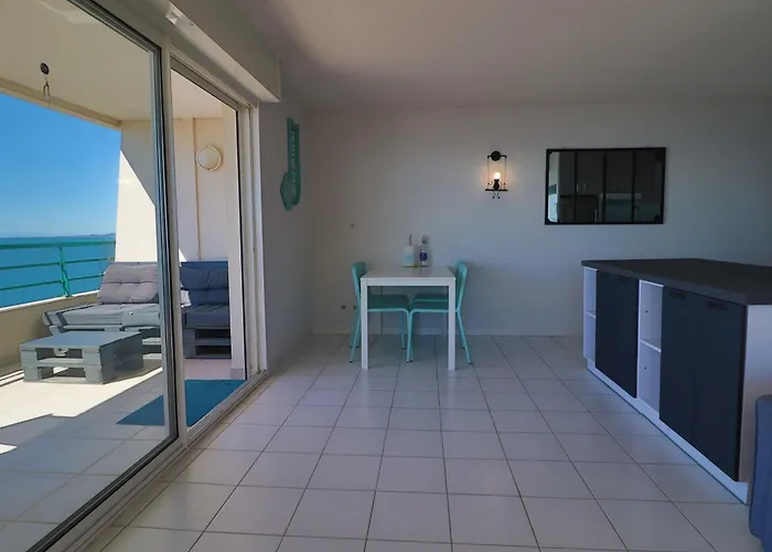 Appartement 50M² Avec Terrasse Panoramique A Sete - Fr-1-472A-240 公寓 塞特港